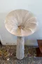 Lampe sculpture vintage en soie
