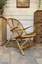 Fauteuil rotin vintage Années 60