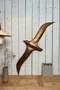Grand albatros mural en cuivre martelé – Années 70