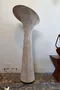 Lampe sculpture vintage en soie