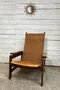 Fauteuil vintage scandinave en palissandre – Années 60