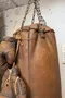 Sac de frappe vintage en cuir