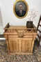 Ancien comptoir de caisse Napoléon III en chêne