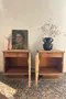 Paire de chevets Art Déco en chêne