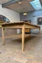 Grande table de ferme en chêne – XIXe siècle