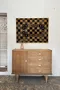 Commode vintage en contreplaqué chêne – années 60