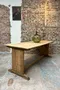 Ancienne table d’estaminet en chêne