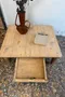 Ancienne table basse en peuplier