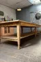 Très grande table de drapier début XXe