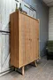 Armoire en rotin vintage Années 50