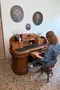 Bureau comptoir Napoléon III