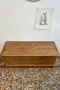 Ancien banc coffre en chêne 