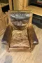 Fauteuil club en cuir Années 50