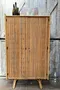 Armoire en rotin vintage Années 50