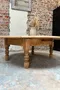 Table basse ronde en merisier 
