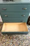 Commode vintage anglaise avec miroir – Années 50
