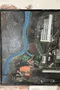 Panneau avec vue aérienne d’une usine année 60