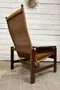 Fauteuil vintage scandinave en palissandre – Années 60