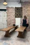 Banc de ferme en sapin