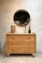 Commode années 50 en frêne 