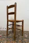 Série de 4 chaises paillées