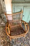 Fauteuil rotin vintage Années 60