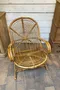 Fauteuil rotin vintage Années 60