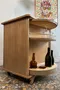 Meuble bar vintage en chêne