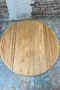 Table basse ronde en merisier 