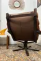 Fauteuil cuir scandinave 