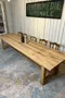 Grande table de ferme en chêne massif - Années 50