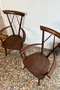 Paire de fauteuils en hêtre – Années 60