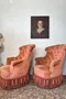 Paire de fauteuils crapaud Napoléon III 