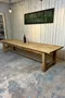 Grande table de ferme en chêne massif - Années 50