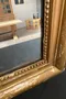 Ancien miroir doré au mercure Début XXème 