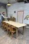 Grande table ancienne en bois brut – début XXe