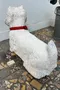Statue en béton – Chien Westie – Années 80