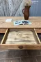 Grande table basse en hêtre - Bois brut