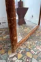 Grand miroir XIXe en velours d’origine