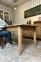 Grande table ancienne en frêne – XIXe siècle