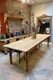 Table de ferme en peuplier Début XXème 