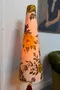 Lampadaire vintage fleuri