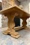 Petite table de monastère en chêne – années 50