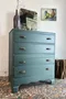 Commode vintage anglaise avec miroir – Années 50