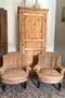 Paire de fauteuils crapauds de style Napoléon III Début XXème 