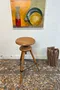 Ancien tabouret d’atelier réglable