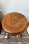 Tabouret d’atelier à vis en hêtre – début XXe siècle