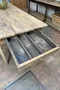 Grande table de ferme en chêne – XIXe siècle