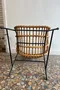 Paire de fauteuils en rotin – Années 50