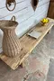 Console basse en bois clair – XIXe siècle